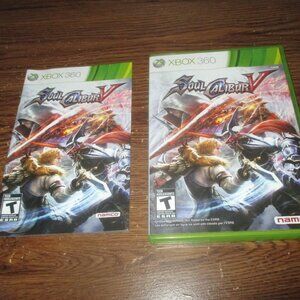 Soul Calibur V (Microsoft Xbox 360, 2012) with English / French manual